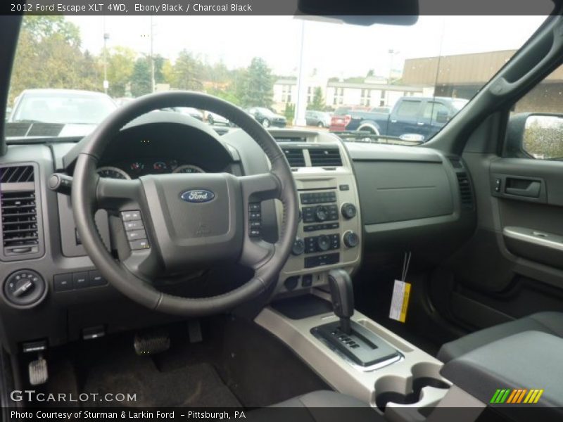 Ebony Black / Charcoal Black 2012 Ford Escape XLT 4WD