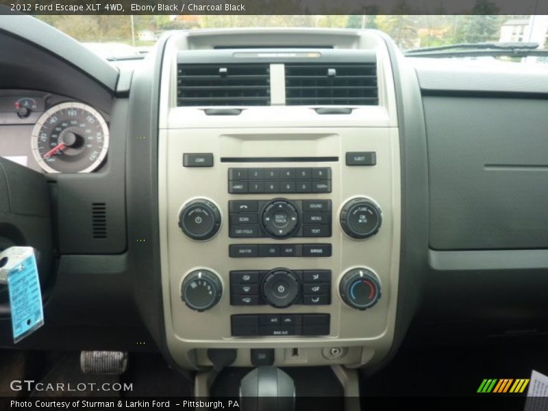 Ebony Black / Charcoal Black 2012 Ford Escape XLT 4WD