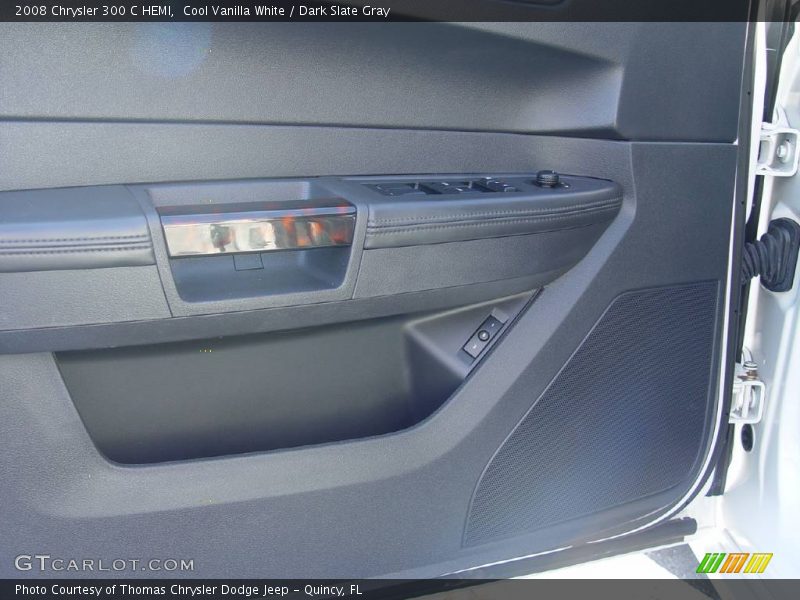 Cool Vanilla White / Dark Slate Gray 2008 Chrysler 300 C HEMI