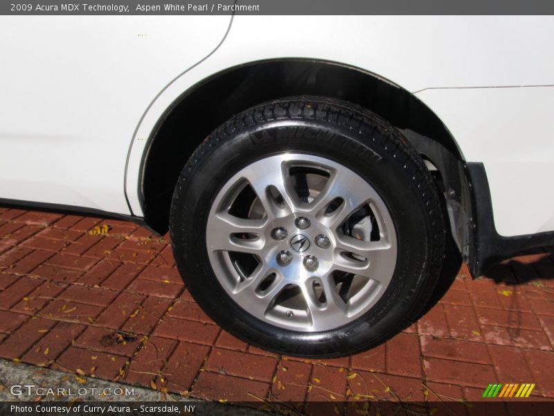 Aspen White Pearl / Parchment 2009 Acura MDX Technology