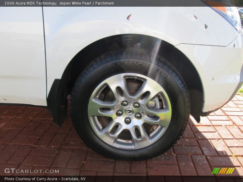 Aspen White Pearl / Parchment 2009 Acura MDX Technology