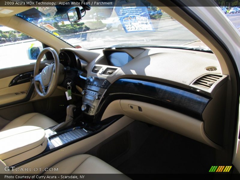 Aspen White Pearl / Parchment 2009 Acura MDX Technology