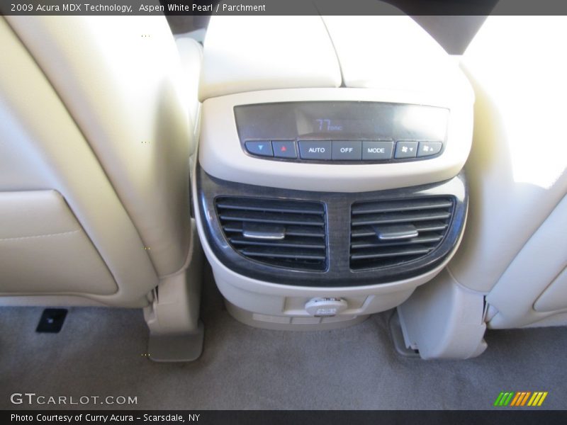 Aspen White Pearl / Parchment 2009 Acura MDX Technology