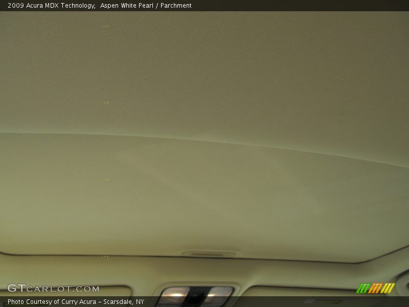 Aspen White Pearl / Parchment 2009 Acura MDX Technology