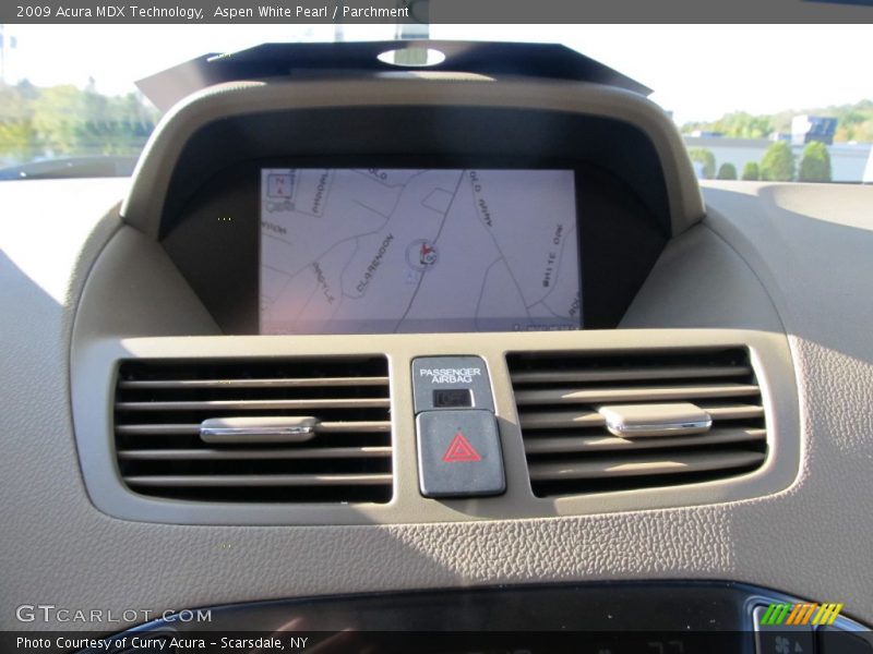 Aspen White Pearl / Parchment 2009 Acura MDX Technology