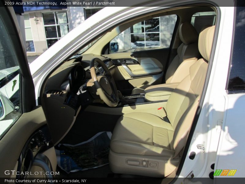 Aspen White Pearl / Parchment 2009 Acura MDX Technology