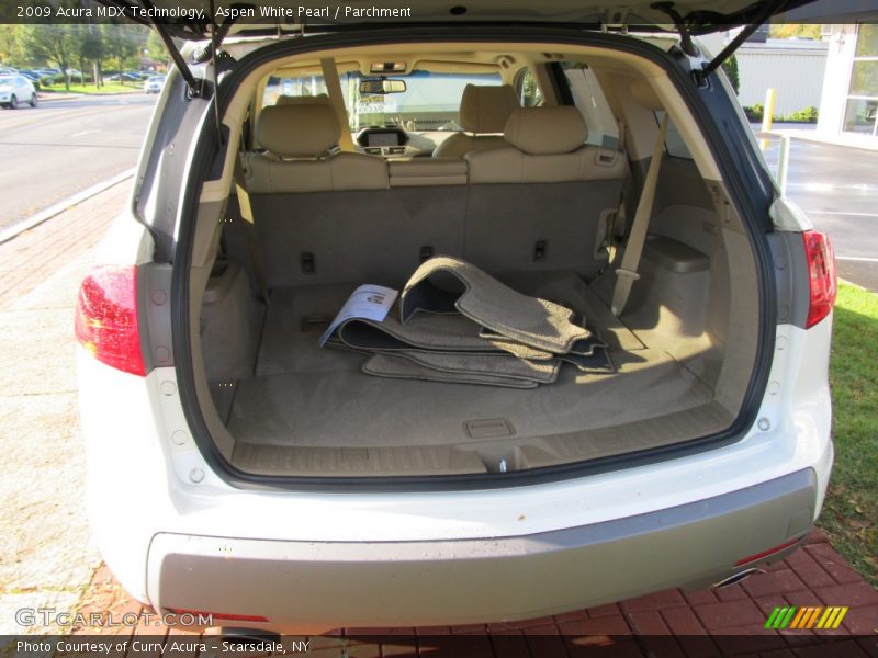 Aspen White Pearl / Parchment 2009 Acura MDX Technology