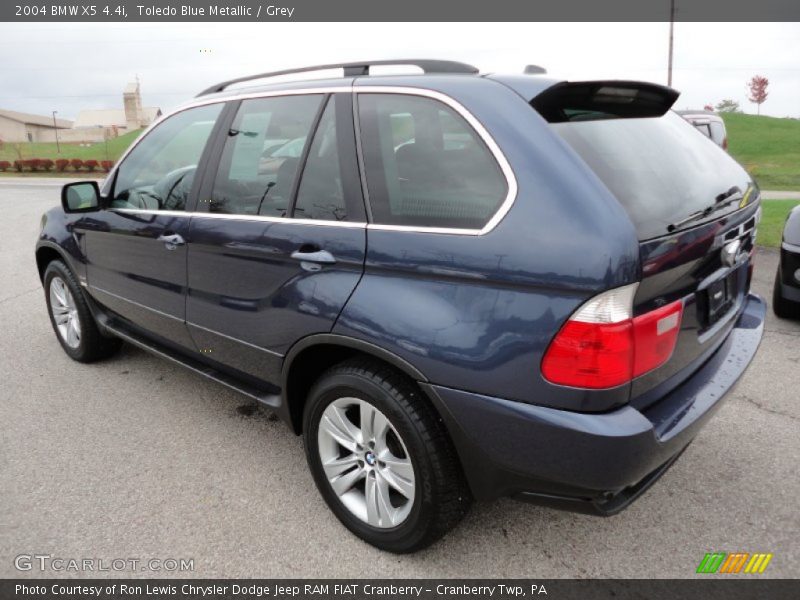 Toledo Blue Metallic / Grey 2004 BMW X5 4.4i