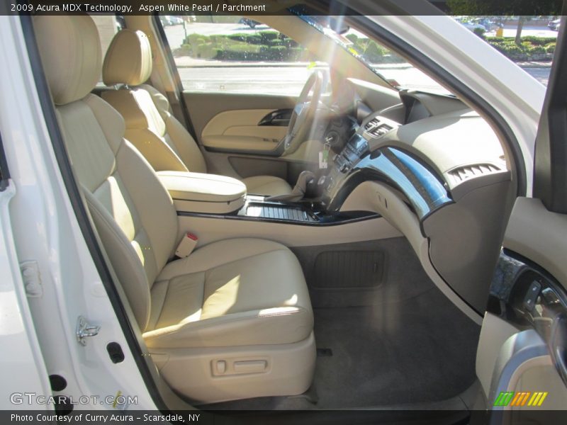 Aspen White Pearl / Parchment 2009 Acura MDX Technology