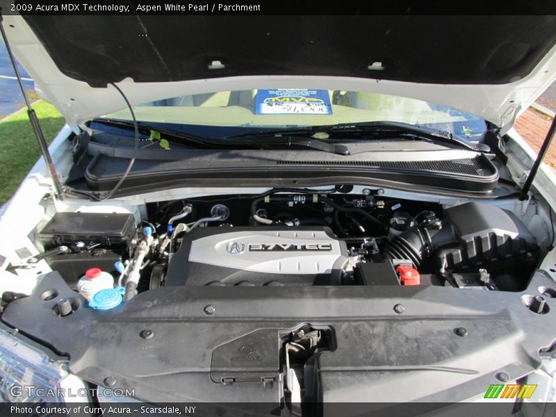 Aspen White Pearl / Parchment 2009 Acura MDX Technology