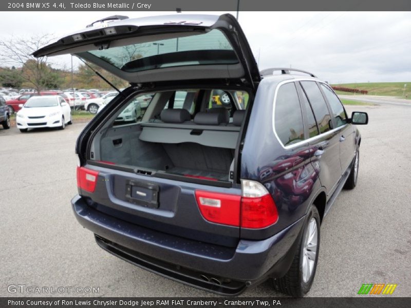 Toledo Blue Metallic / Grey 2004 BMW X5 4.4i