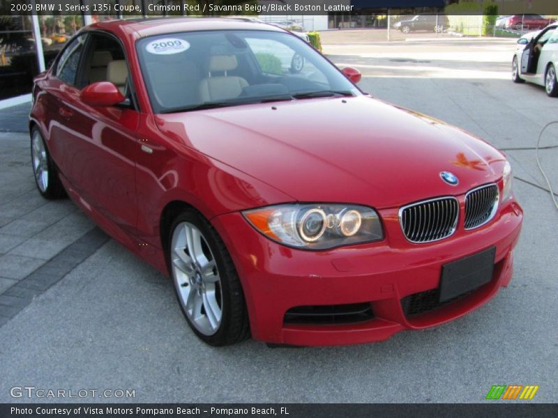 Front 3/4 View of 2009 1 Series 135i Coupe