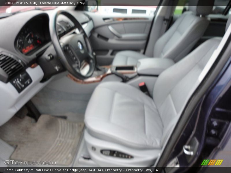 Toledo Blue Metallic / Grey 2004 BMW X5 4.4i