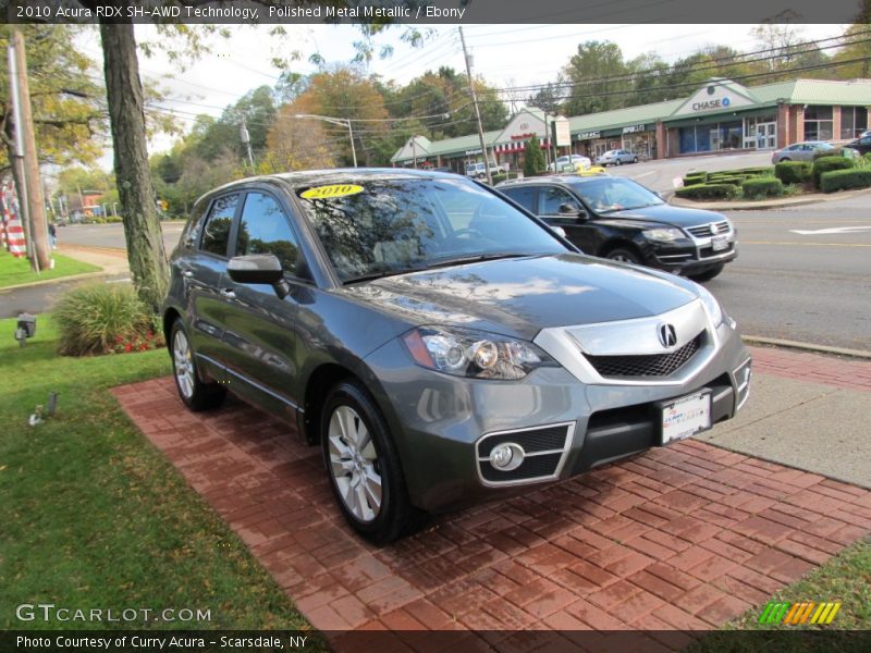 Polished Metal Metallic / Ebony 2010 Acura RDX SH-AWD Technology
