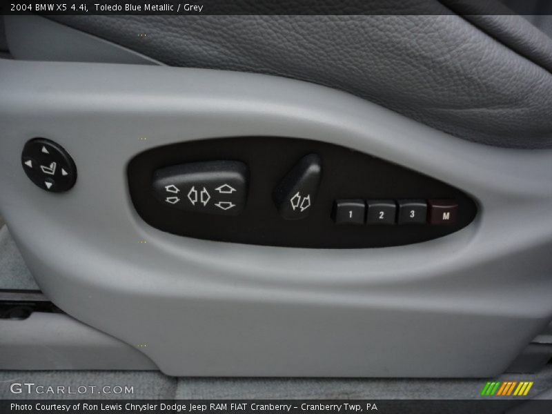 Toledo Blue Metallic / Grey 2004 BMW X5 4.4i