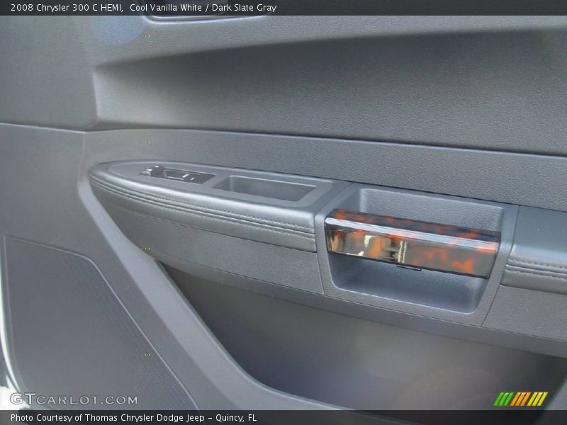Cool Vanilla White / Dark Slate Gray 2008 Chrysler 300 C HEMI