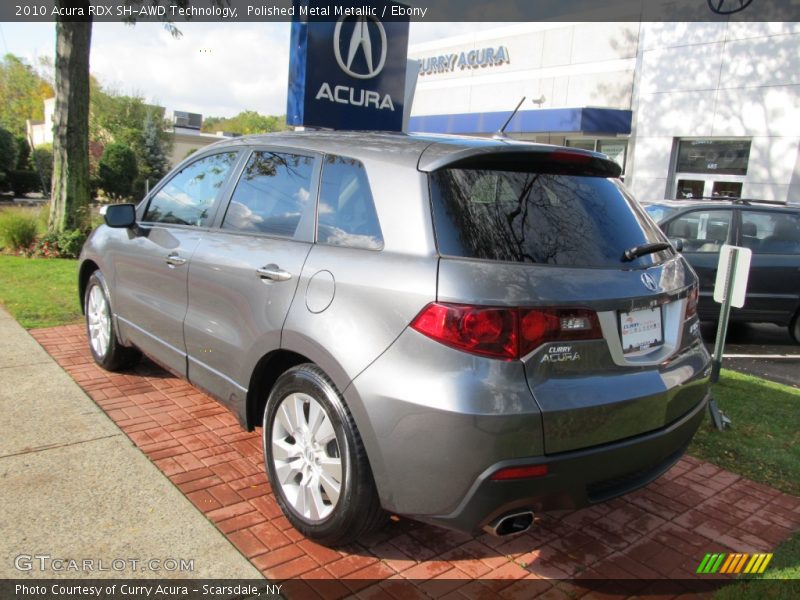 Polished Metal Metallic / Ebony 2010 Acura RDX SH-AWD Technology