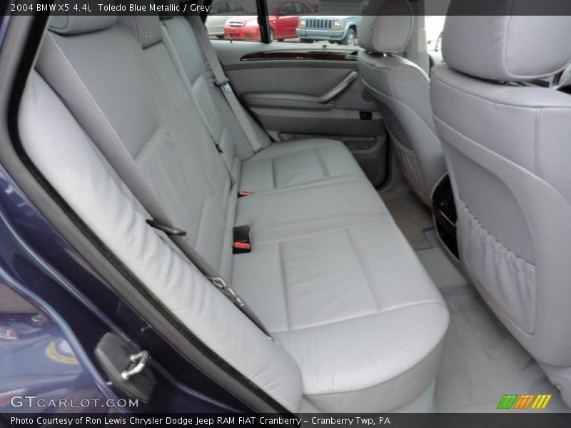 Toledo Blue Metallic / Grey 2004 BMW X5 4.4i