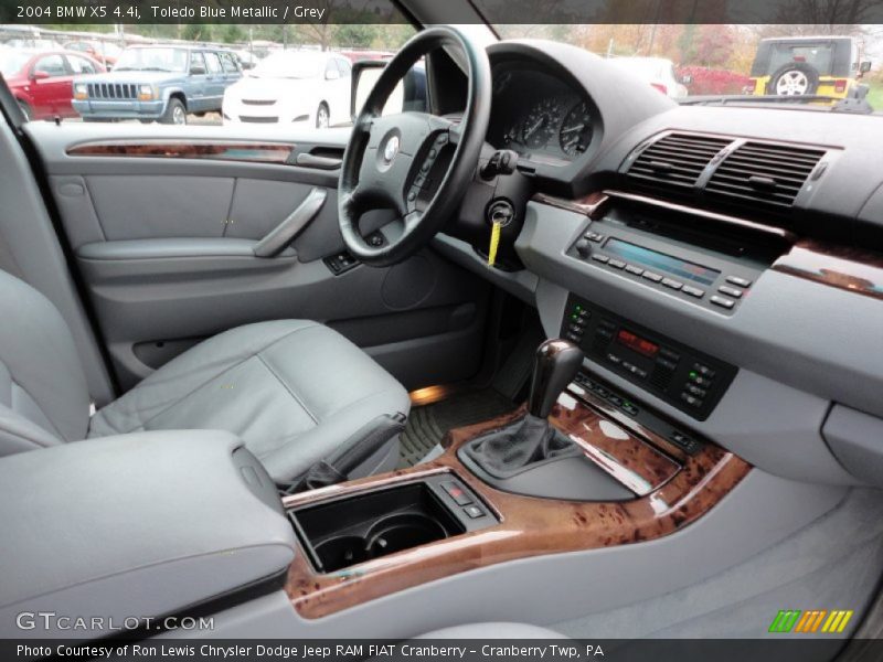 Toledo Blue Metallic / Grey 2004 BMW X5 4.4i