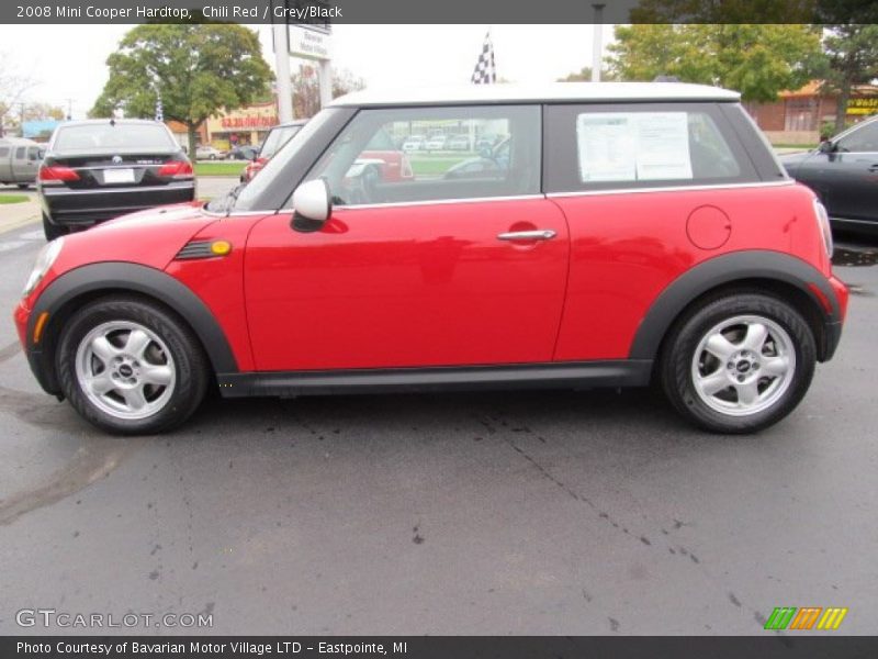 Chili Red / Grey/Black 2008 Mini Cooper Hardtop