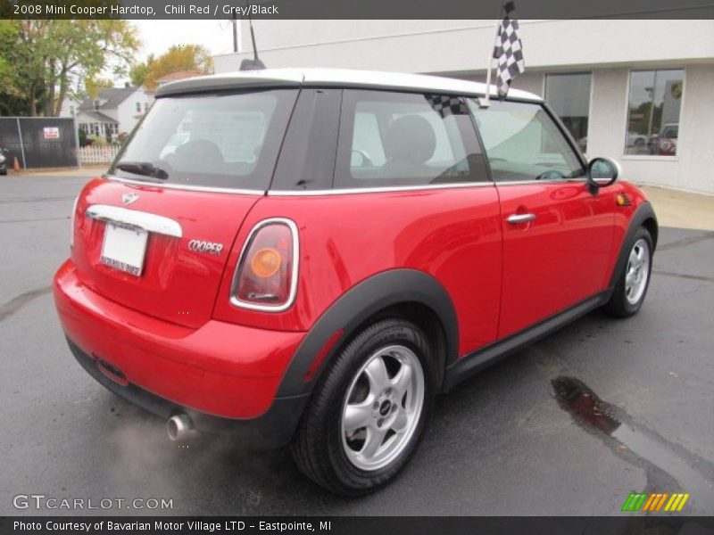 Chili Red / Grey/Black 2008 Mini Cooper Hardtop