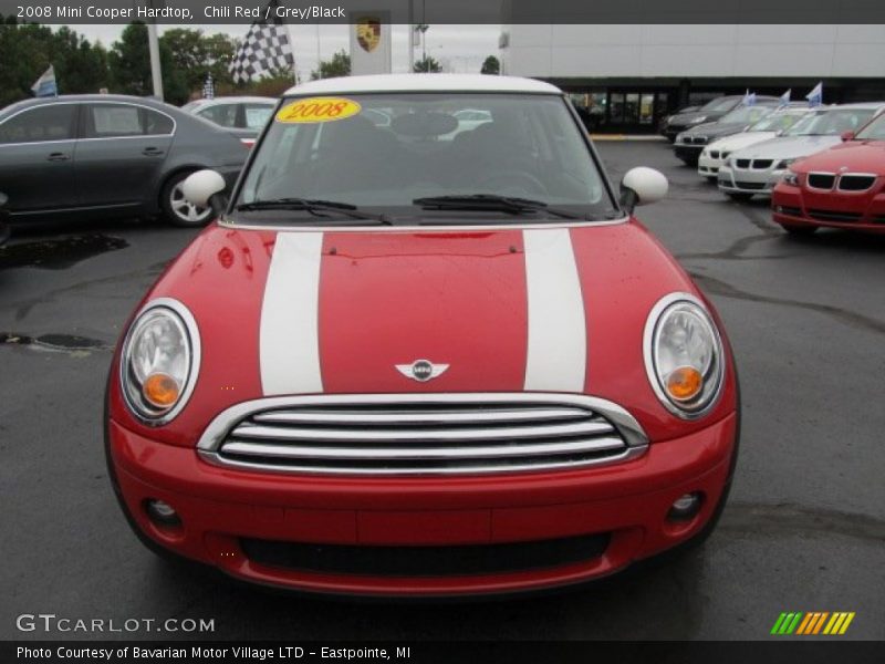 Chili Red / Grey/Black 2008 Mini Cooper Hardtop