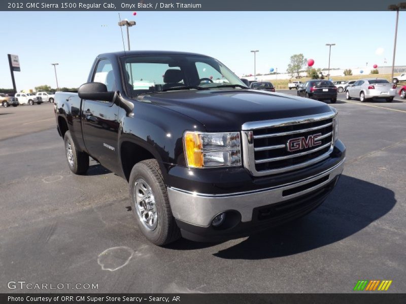 Onyx Black / Dark Titanium 2012 GMC Sierra 1500 Regular Cab