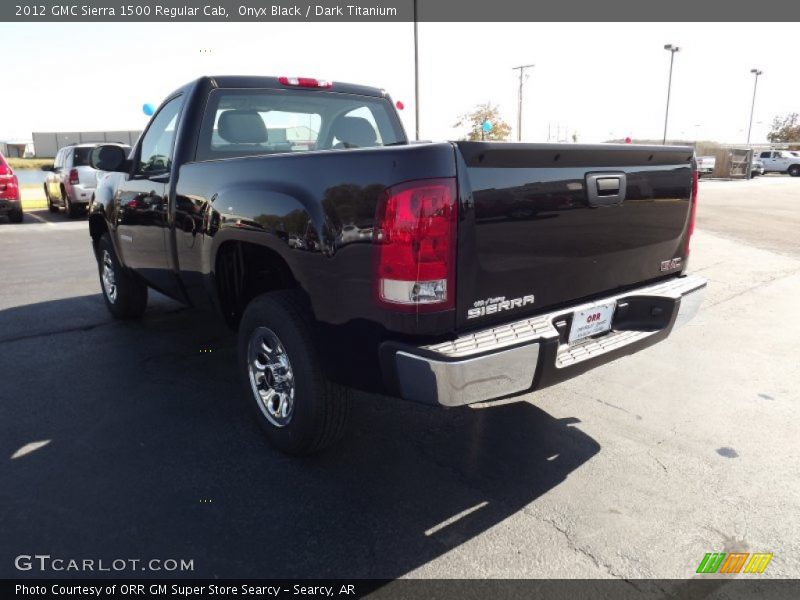 Onyx Black / Dark Titanium 2012 GMC Sierra 1500 Regular Cab