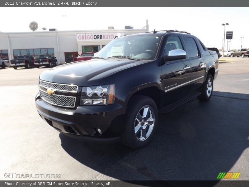 Black / Ebony 2012 Chevrolet Avalanche LTZ 4x4