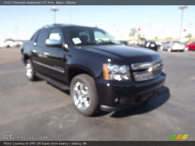 Black / Ebony 2012 Chevrolet Avalanche LTZ 4x4