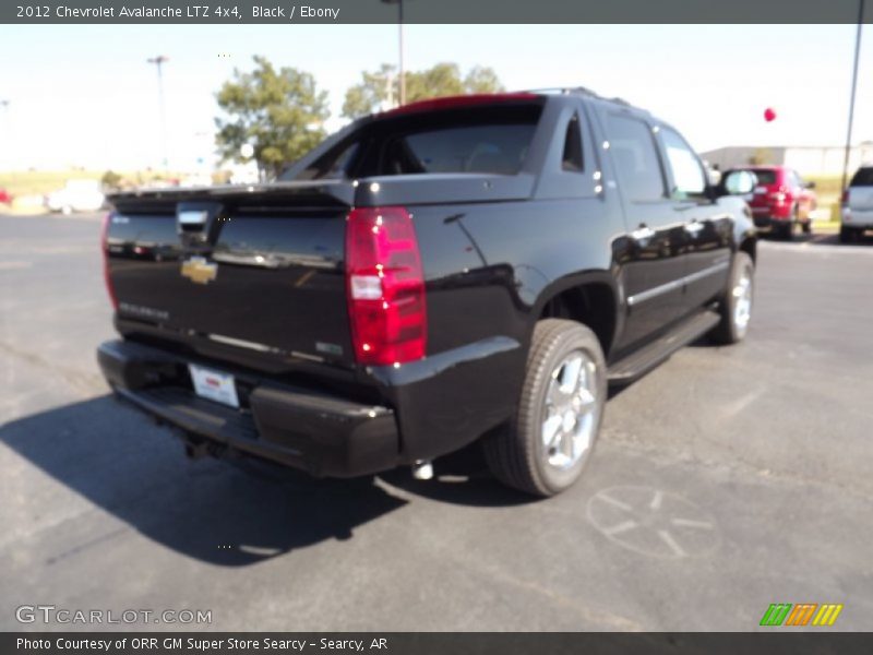 Black / Ebony 2012 Chevrolet Avalanche LTZ 4x4