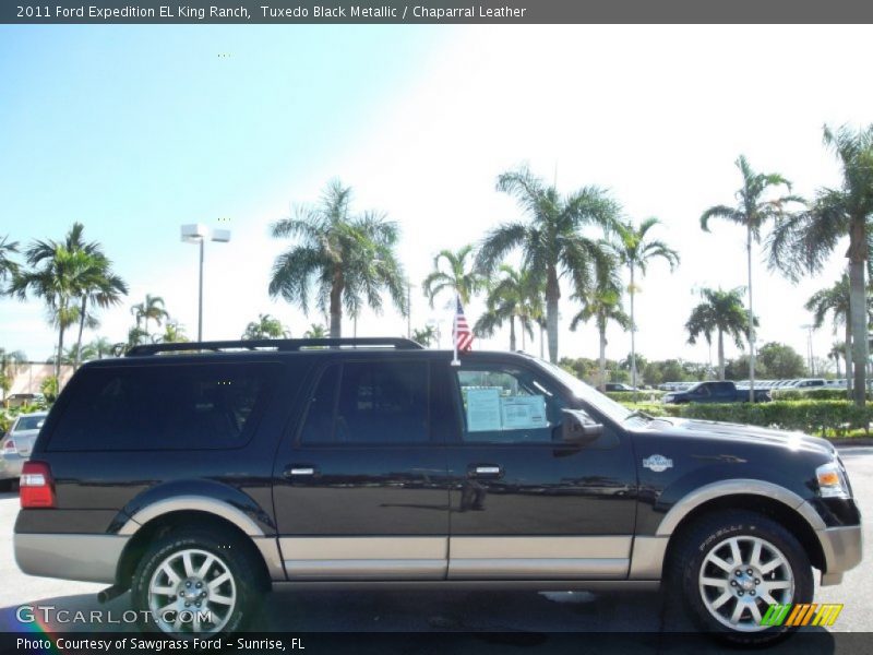 Tuxedo Black Metallic / Chaparral Leather 2011 Ford Expedition EL King Ranch