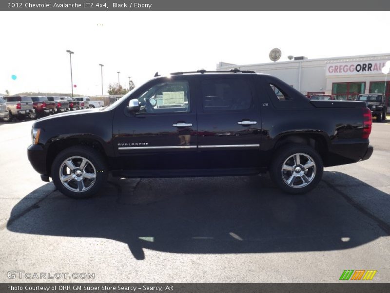 Black / Ebony 2012 Chevrolet Avalanche LTZ 4x4