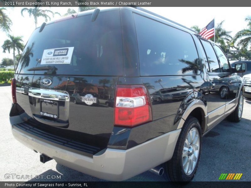 Tuxedo Black Metallic / Chaparral Leather 2011 Ford Expedition EL King Ranch