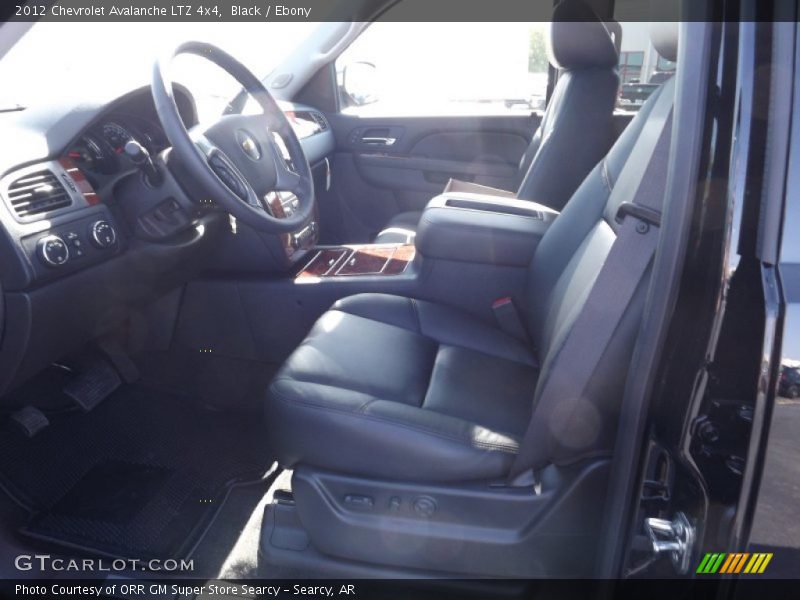 Black / Ebony 2012 Chevrolet Avalanche LTZ 4x4
