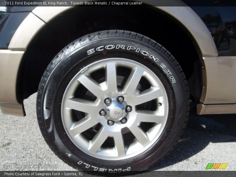 Tuxedo Black Metallic / Chaparral Leather 2011 Ford Expedition EL King Ranch