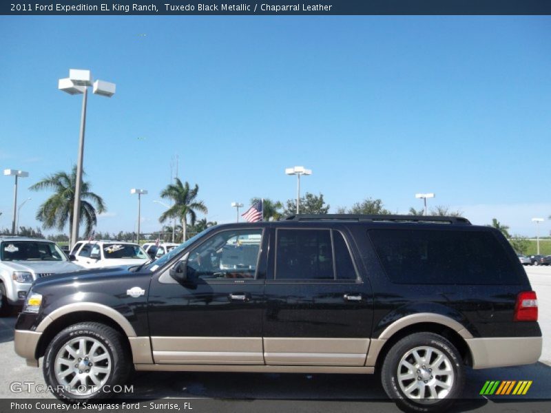 Tuxedo Black Metallic / Chaparral Leather 2011 Ford Expedition EL King Ranch