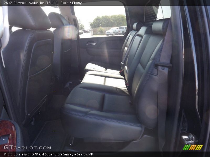 Black / Ebony 2012 Chevrolet Avalanche LTZ 4x4