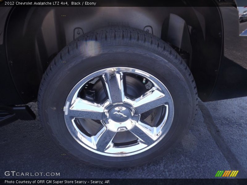 Black / Ebony 2012 Chevrolet Avalanche LTZ 4x4