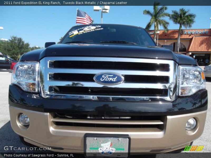 Tuxedo Black Metallic / Chaparral Leather 2011 Ford Expedition EL King Ranch
