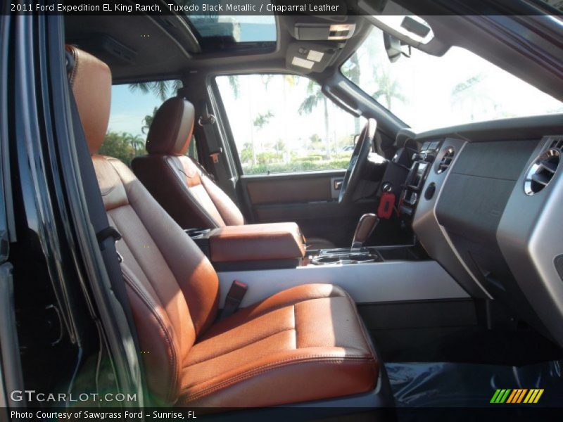 Tuxedo Black Metallic / Chaparral Leather 2011 Ford Expedition EL King Ranch