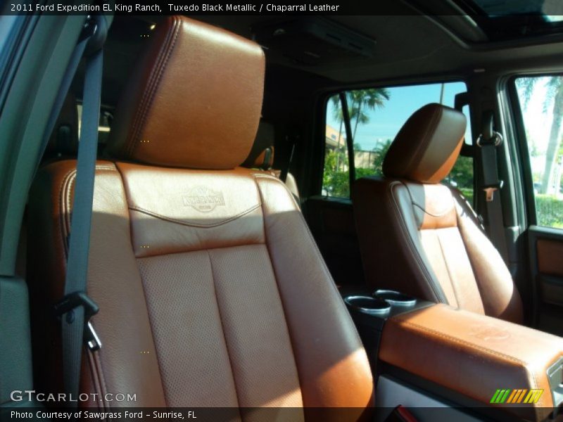 Tuxedo Black Metallic / Chaparral Leather 2011 Ford Expedition EL King Ranch
