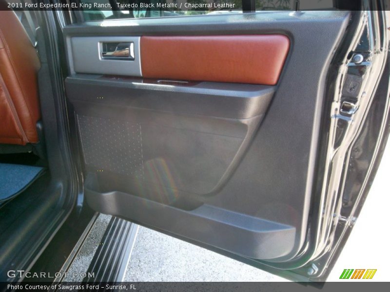 Tuxedo Black Metallic / Chaparral Leather 2011 Ford Expedition EL King Ranch