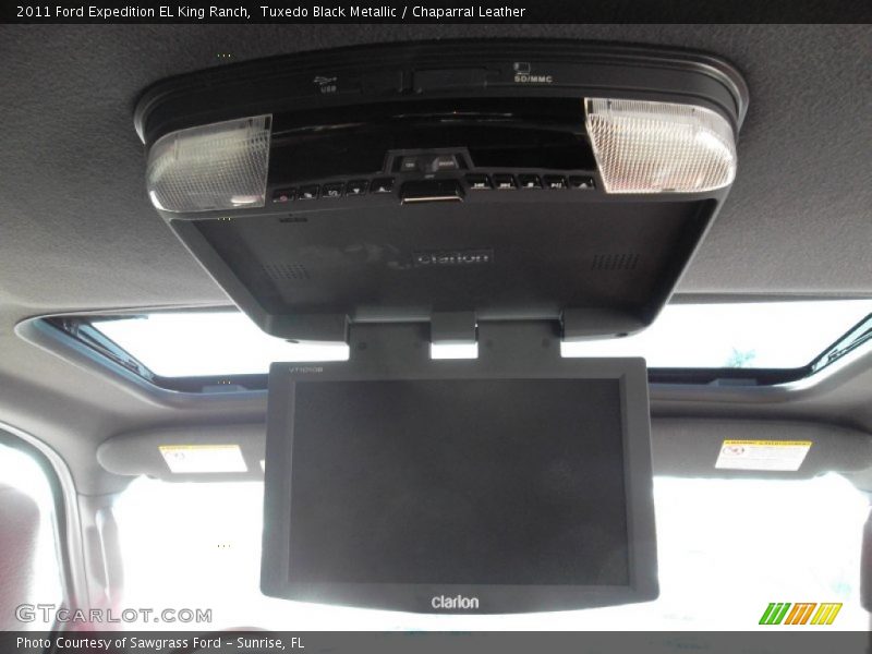 Tuxedo Black Metallic / Chaparral Leather 2011 Ford Expedition EL King Ranch