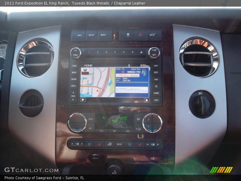 Tuxedo Black Metallic / Chaparral Leather 2011 Ford Expedition EL King Ranch