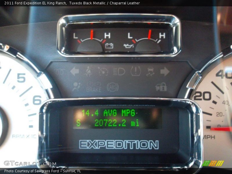 Tuxedo Black Metallic / Chaparral Leather 2011 Ford Expedition EL King Ranch