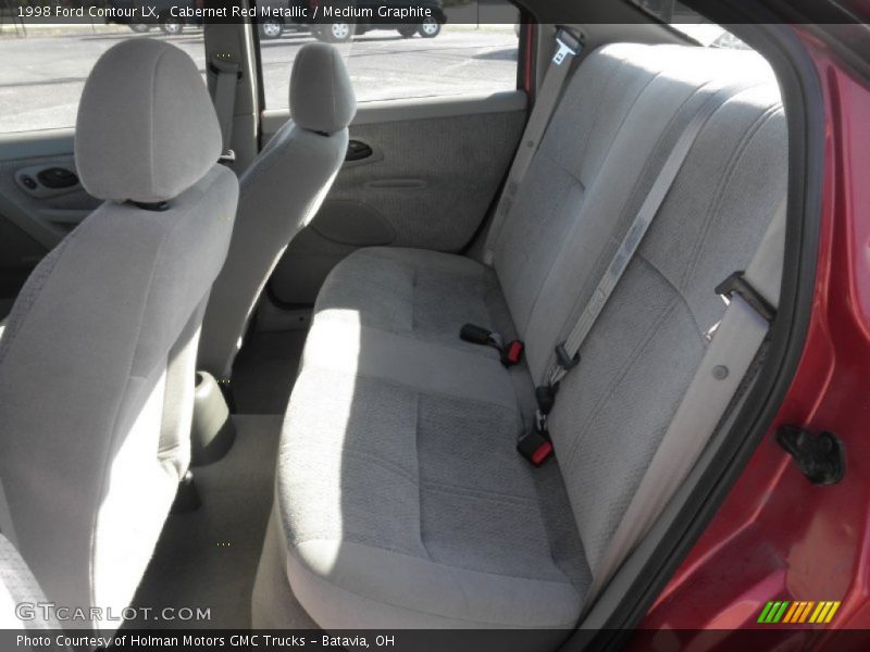 Cabernet Red Metallic / Medium Graphite 1998 Ford Contour LX