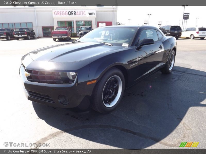 Black / Black 2012 Chevrolet Camaro LS Coupe