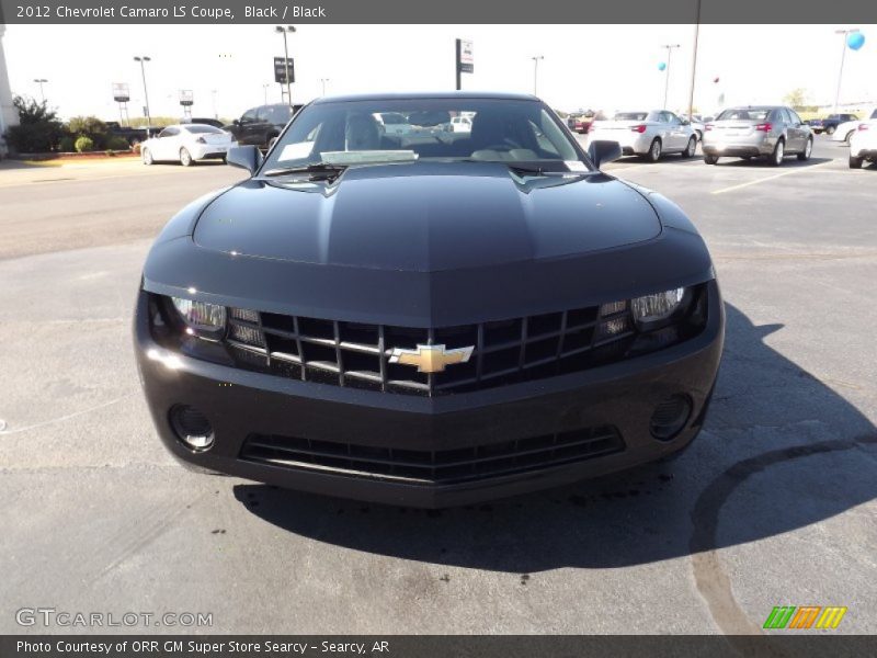 Black / Black 2012 Chevrolet Camaro LS Coupe