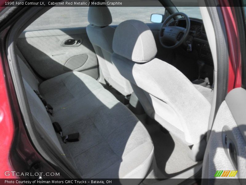 Cabernet Red Metallic / Medium Graphite 1998 Ford Contour LX